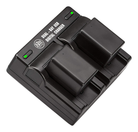 BM Premium 2 BP-718 Batteries and Dual Charger for Canon Vixia HFR80 HFR82 HFR800, HFR70, HFR72, HFR700, HFR32, HFR300, HFR40, HFR42, HFR400, HFR50
