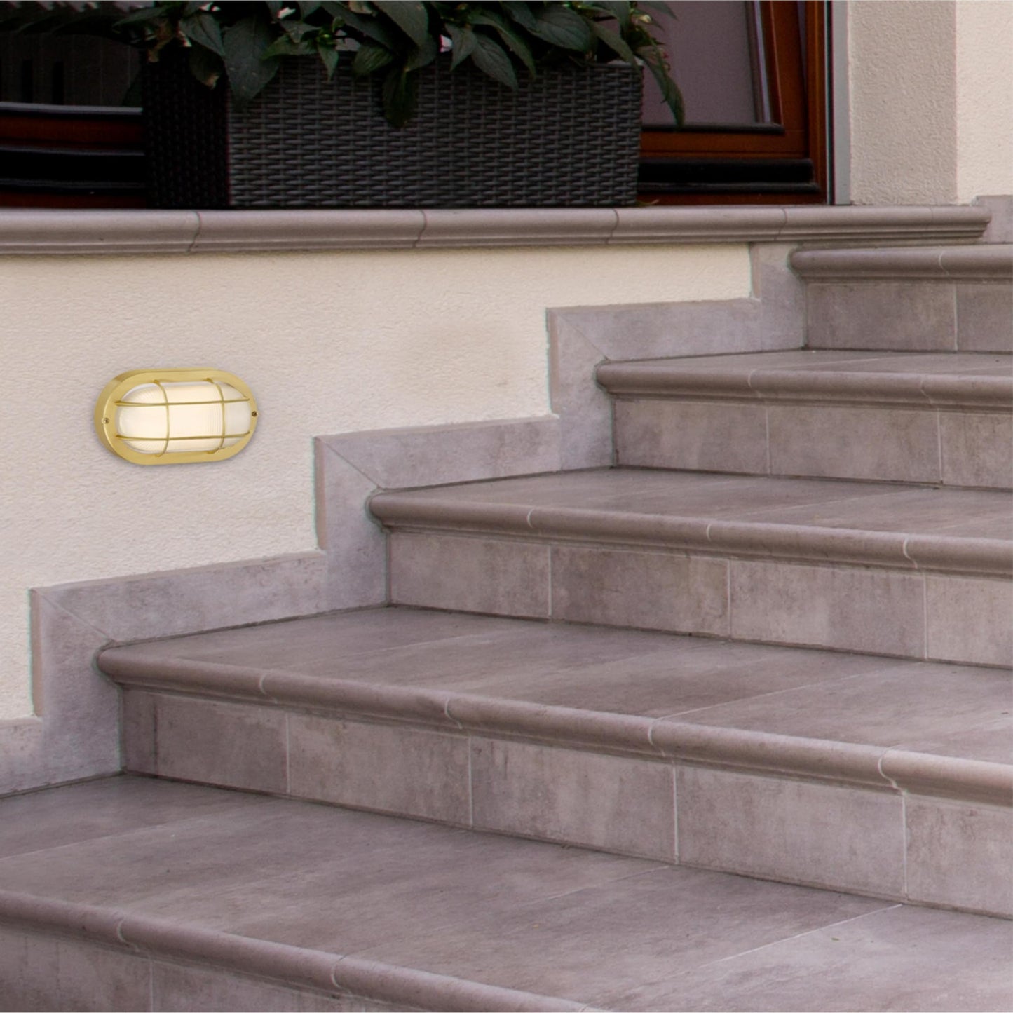 Westinghouse Traditional One-Light, 6-Watt LED Outdoor Exterior Wall Fixture, Painted Finish