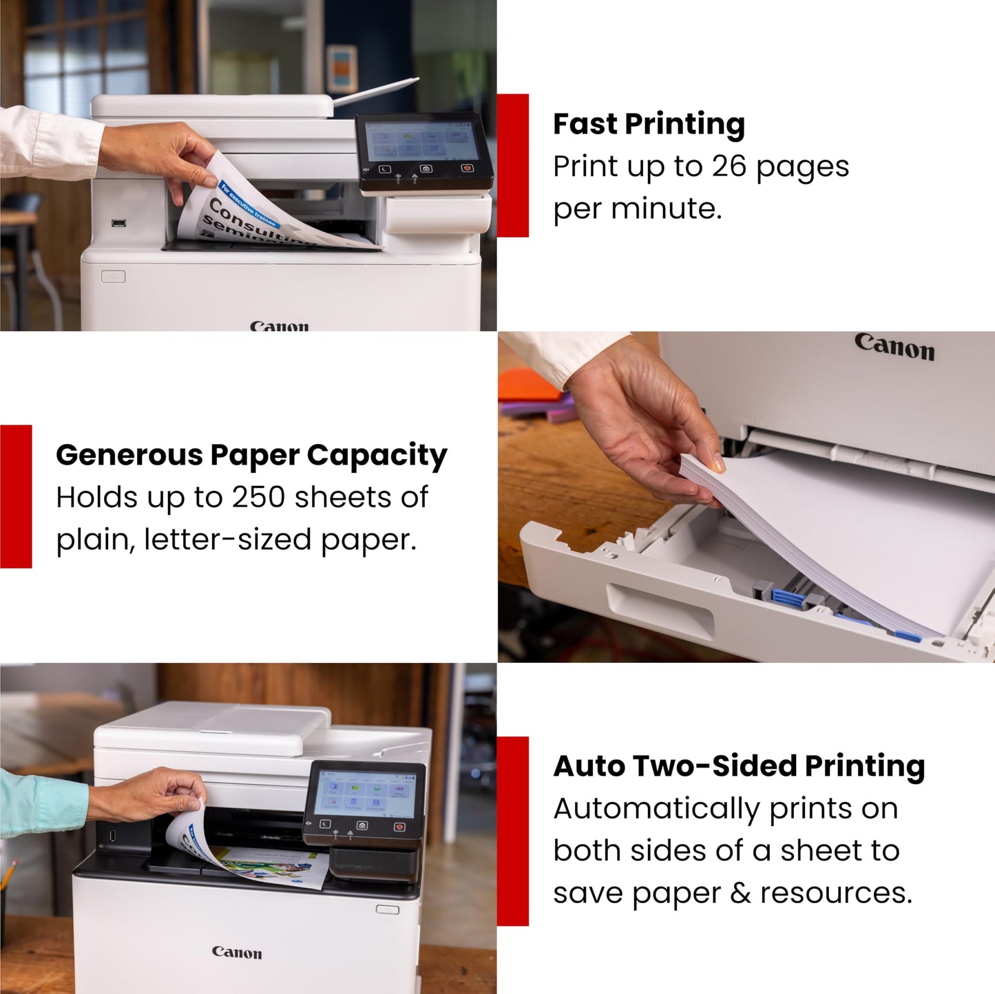 Canon Color imageCLASS MF665Cdw - Wireless Duplex Laser Printer, All-in-One with Copier, Scanner, Fax, Auto Document Feeder, 3 Year Limited Warranty