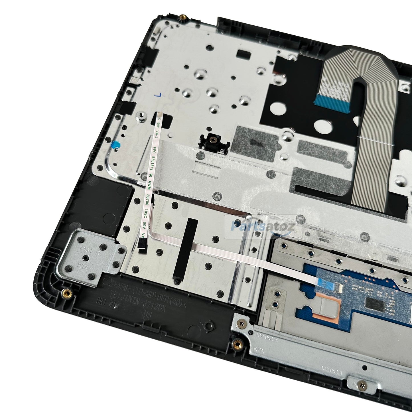 Rinbers Laptop Palmrest Upper Case Top Cover with US English Keyboard Touchpad Assembly Replacement for HP Chromebook 11 11A G6 EE L92224-001
