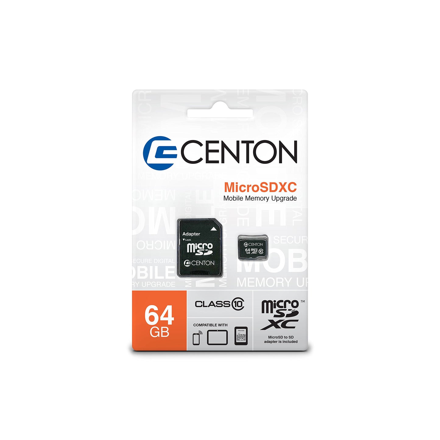 Centon Electronics MP Essential 64GB Class 10 Micro SDXC Card (S1-MSDXC10-64G)