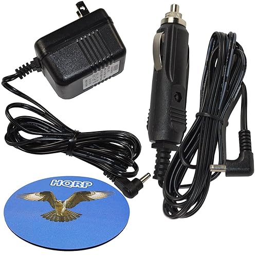HQRP Kit Car Charger and AC Adapter Compatible with VXI Blue Parrott 203664 052030 502030 BlueParrott B250-XT, B250-XT+ Wireless Headset…