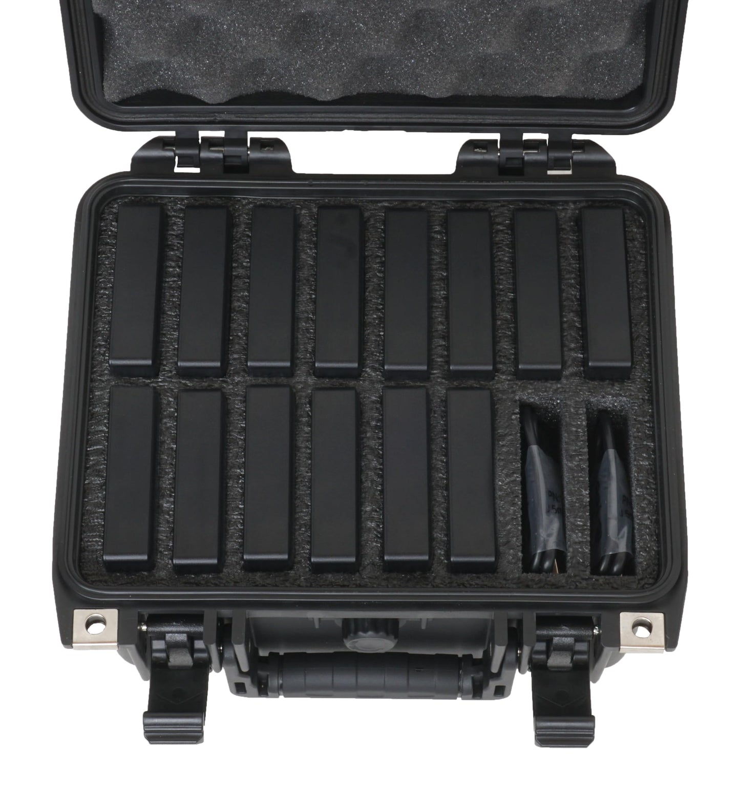 Case Club Fits 16 Seagate STGX Model Hard Drives in Hard-Shell Protective Case - Pressure Valve, Folding Handle, Waterproof, Crushproof