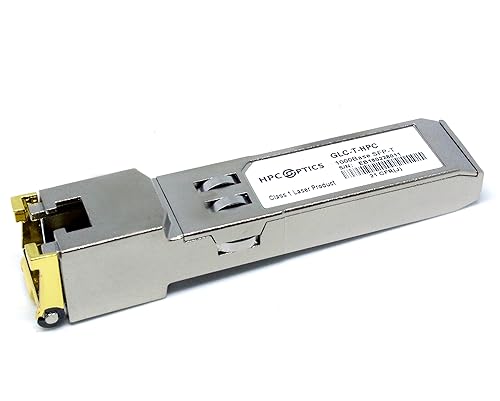 HPC Optics Compatible with Cisco GLC-T 1000BASE-T SFP Transceiver | 1G TX Copper RJ-45 100m GLC-T-HPC