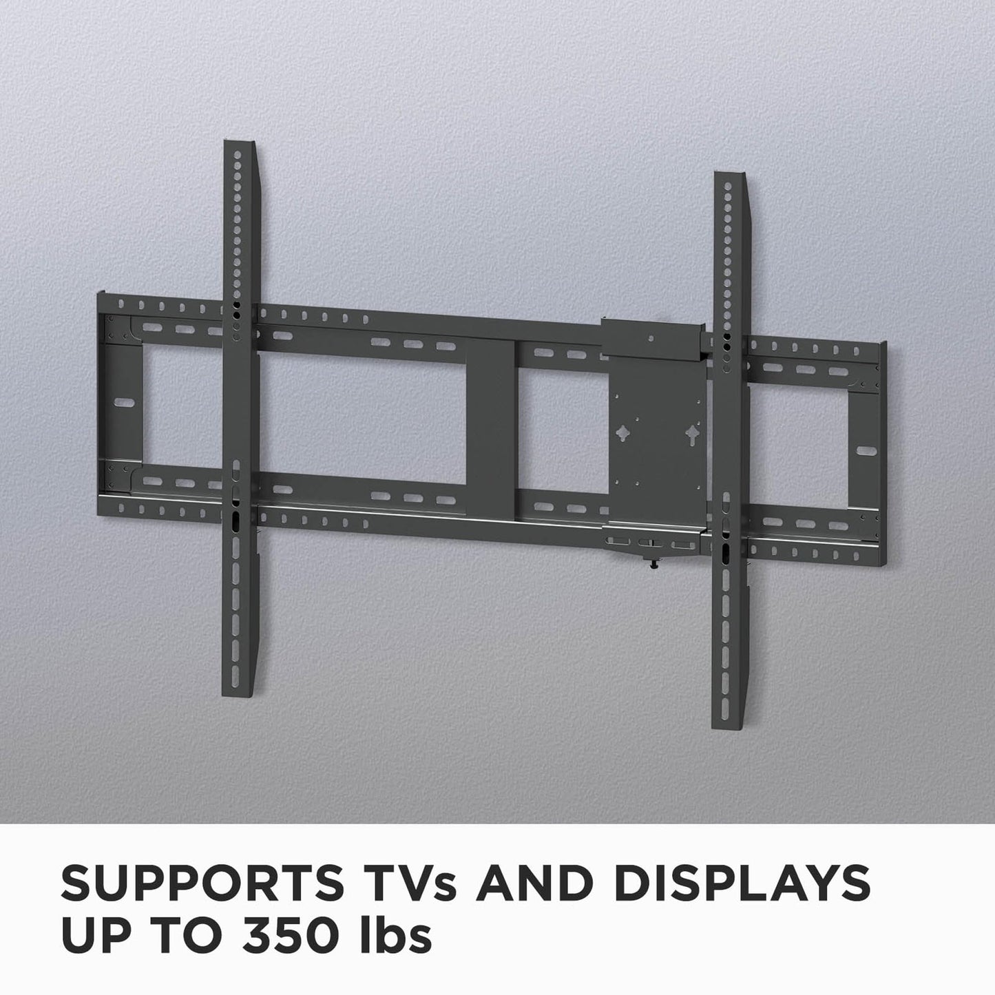 ViewSonic WMK-047-2 Fixed TV/Display Wall Mount with VESA Pattern Compatible up to 900x600mm, Slide-in Mini PC Bracket Plate and Hold up to 350 lbs
