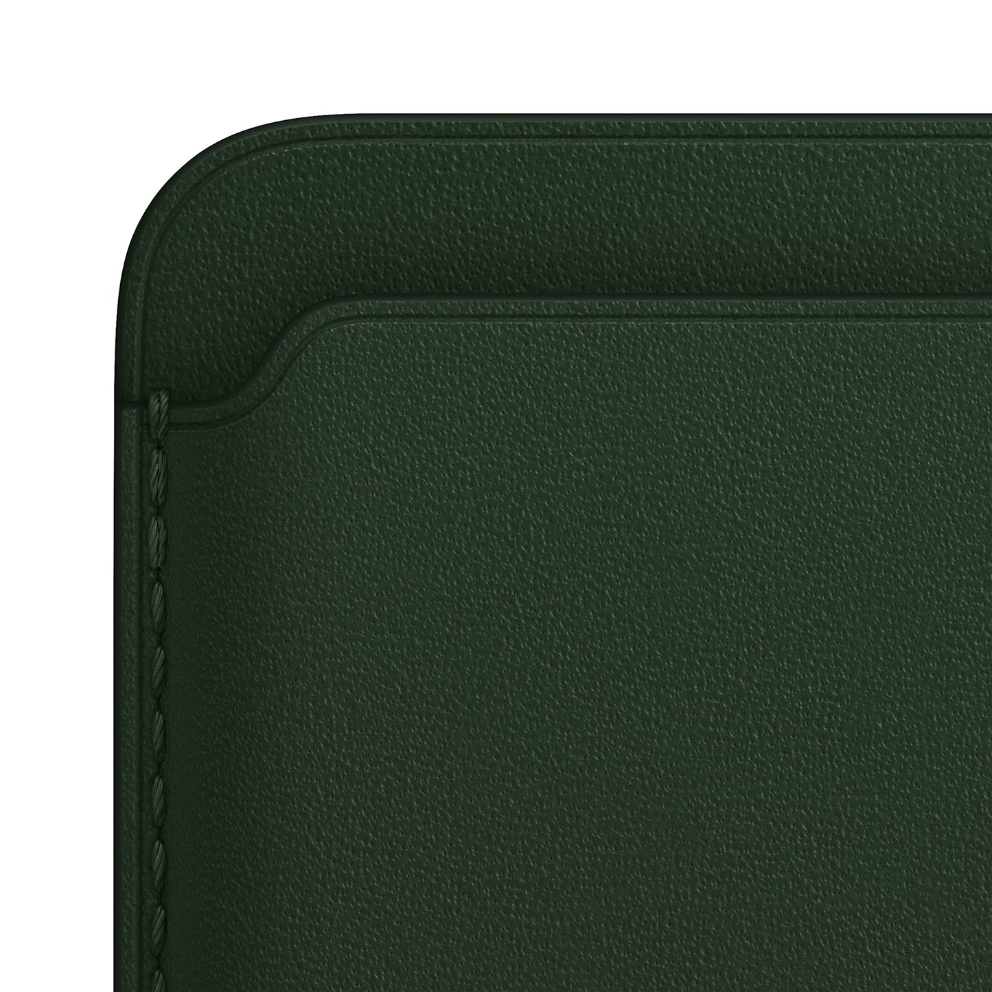 Apple Leather Wallet with MagSafe (for iPhone) - Now with Find My Support - Sequoia Green