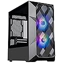 Cooler Master TD300 Mesh Micro-ATX Tower with Polygonal Mesh Front ana Removable Top Panel, ARGB/PWM Hub Tempered Glass, Dual Sickleflow PWM ARGB