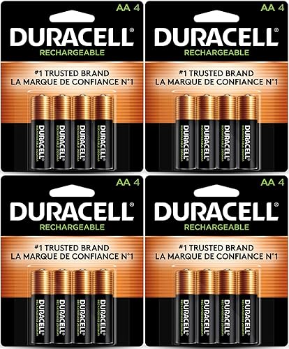 Duracell 16 X NEW AA Batteries Rechargeable NiMH Precharged 2400mAh