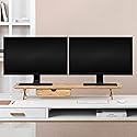 Anji Mountain Monitor Stand - Desktop Organizer & Laptop Riser, Ergonomic Monitor Riser, Space-Saving Monitor Stand for Desk, Durable Construction