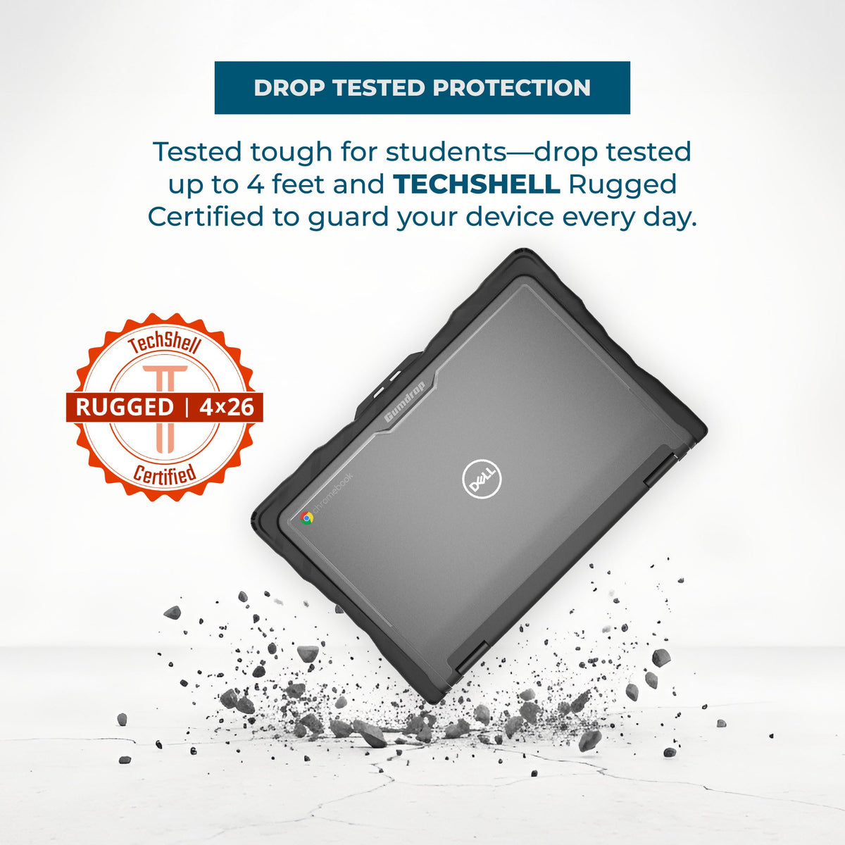 Gumdrop DropTech Case for Dell Chromebook 3120/3110/3100 (2-in-1)