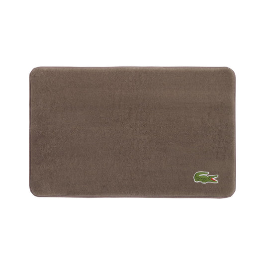 Lacoste Memory Foam Bath Rug - Ultra Soft Fleece Bathroom Mat with Embroidered Crocodile Logo, Super Absorbent, Non-Slip Backing, Machine Washable…