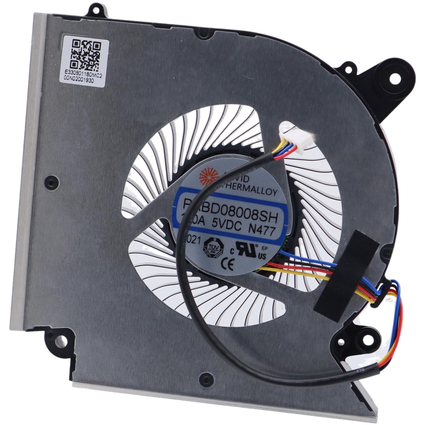 Deal4GO CPU Cooling Fan PABD08008SH N477 Replacement for MSI GF66 GL66 GF76 GL76 WF76 MS-1583 MS-1584 MS-17L1 MS-17L4, Black