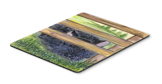 Caroline's Treasures SS8193MP Scottish Terrier Mouse Pad, Hot Pad or Trivet for Home Office Gaming Working Computers Laptop Mouse Mat,Washable Large