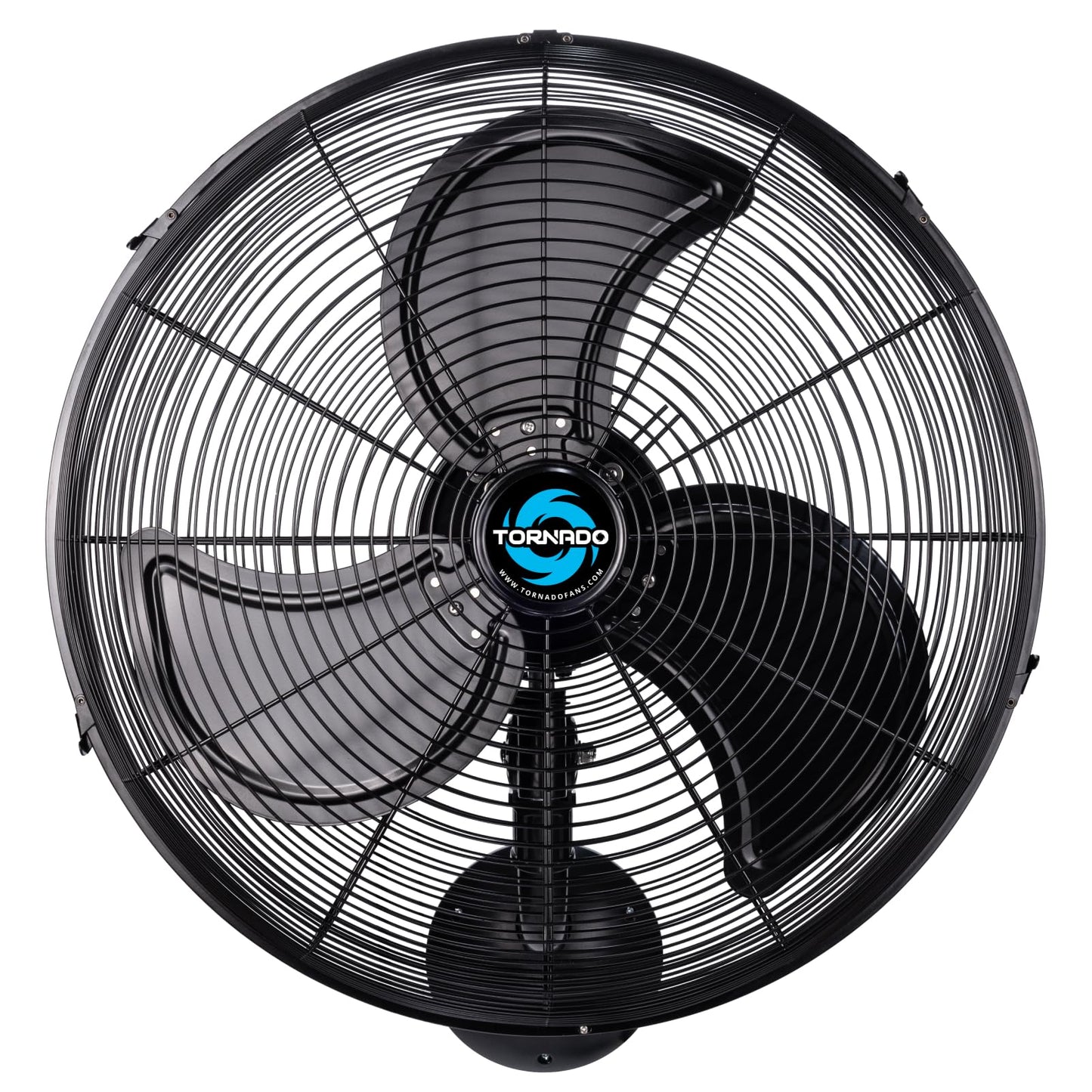 Tornado 20 Inch Pro Series High Velocity Oscillating Waterproof Outdoor Wall Mount Fan For Industrial, Commercial, Residential Use 3 Speed 5250 CFM UL