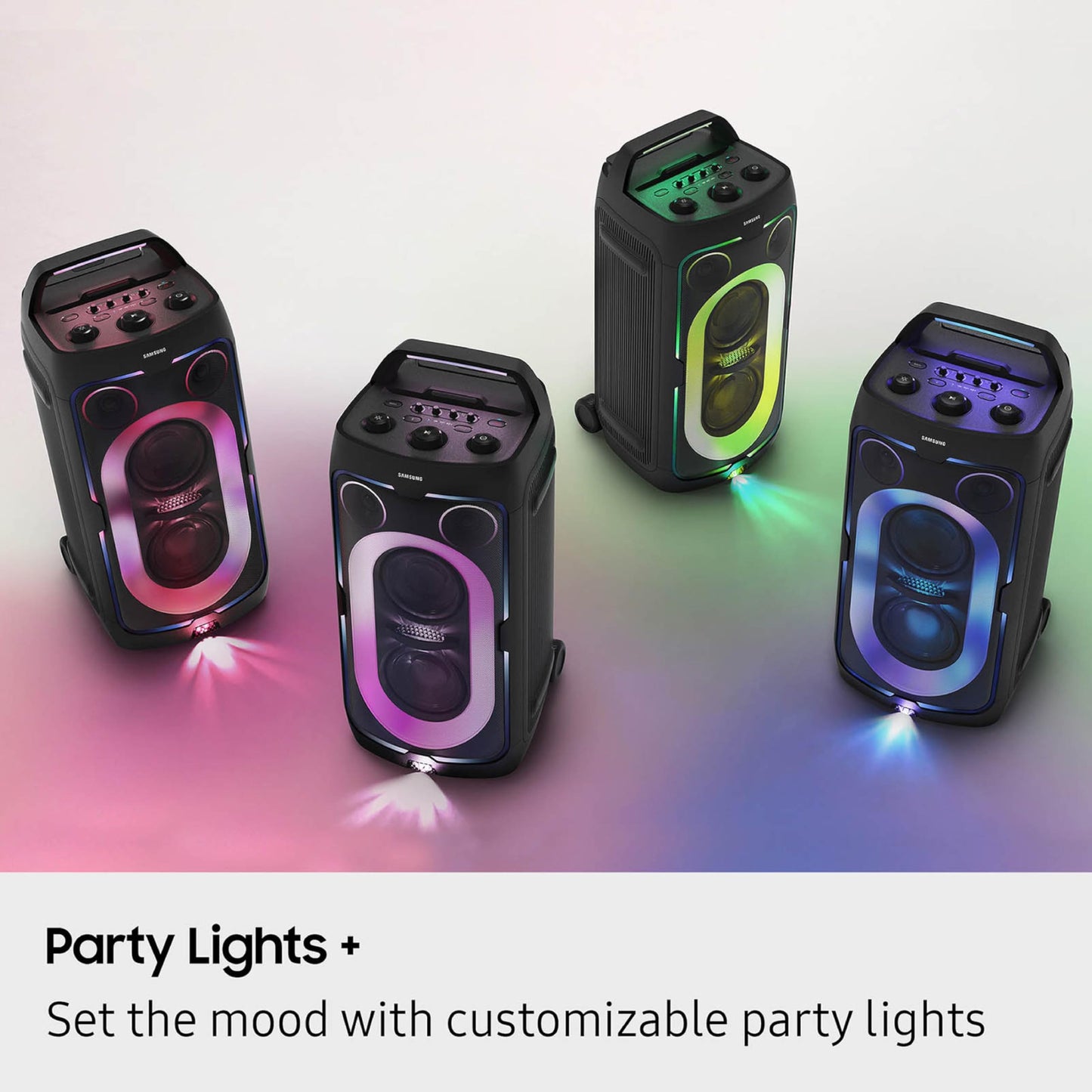 Samsung ST50F Sound Tower Portable Party Speaker with Built-in Battery, Bluetooth, IPX4 Splash Resistant, Up to 18 Hours Battery Life, Directional