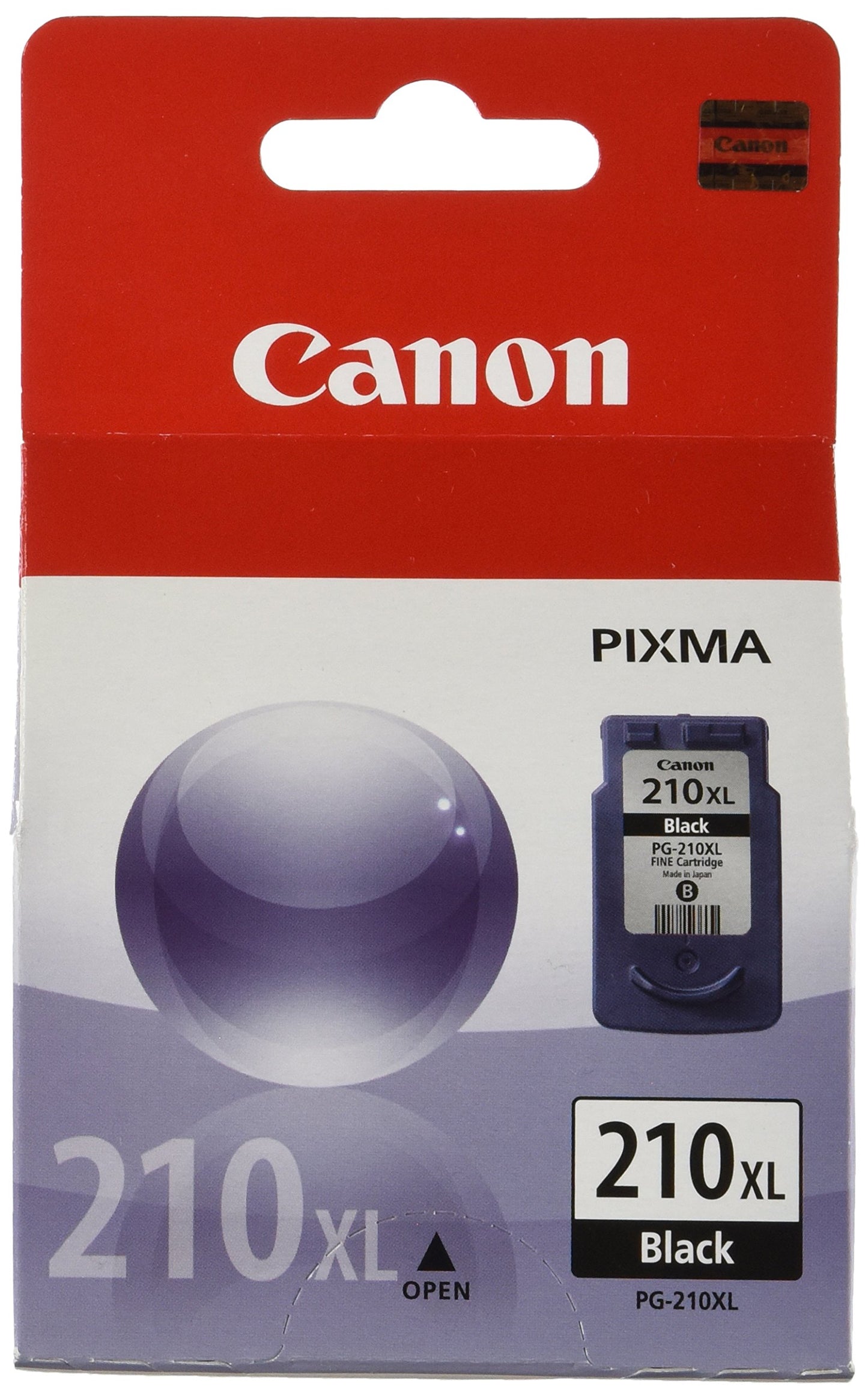 Canon PG-210 XL Black Ink Cartridge, Black, Small, PG-210XL