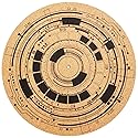 TazStudio Premium slipmat - Cork Turntable Mat [4mm Thick] for Better Sound Support on Vinyl LP Record Player - Cork mat Original Geometric Design