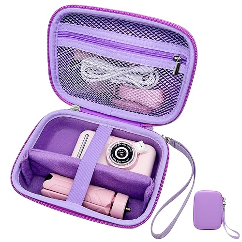Makolle Kids Camera Case Compatible with Goopow/ESOXOFFORE Seckton/Dylanto/CIMELR Children Digital Video Camera Toys Holder for SD Card?Prints