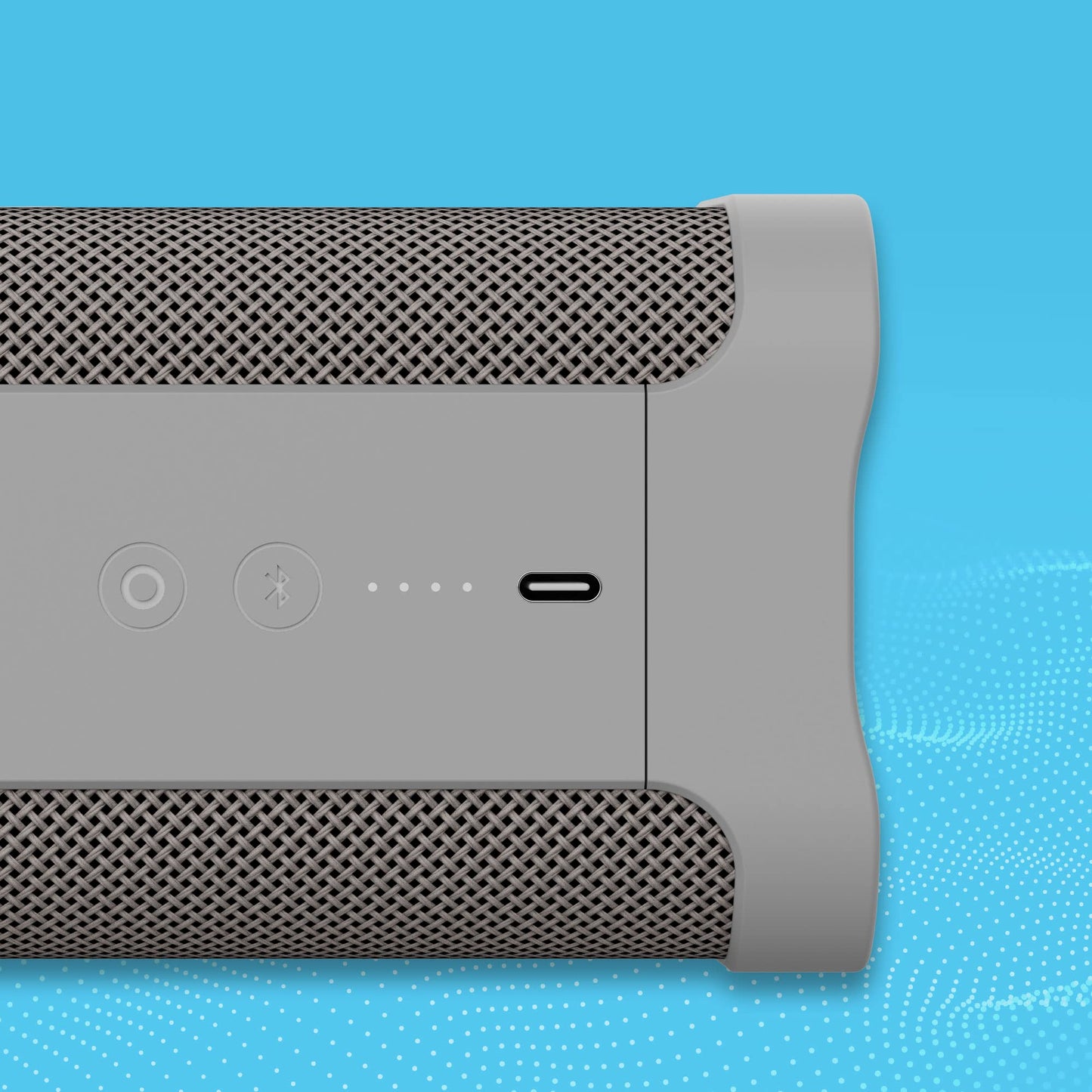 Skullcandy Terrain Wireless Bluetooth Speaker - IPX7 Waterproof Portable Speaker with Dual Custom Passive Radiators, 14 Hour Battery, Nylon Wrist
