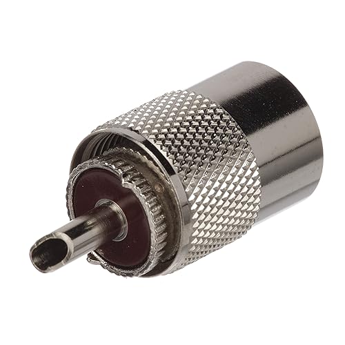 Seachoice PL259 Male Adapter, VHF Cable Antenna Connector