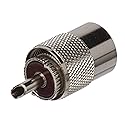 Seachoice PL259 Male Adapter, VHF Cable Antenna Connector