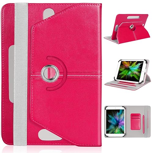 UrbanX 10.1 Inch Universal Tablet Case Protective Cover Folio for Prestigio MultiPad 10.1 Ultimate 360 Degree Rotatable Kickstand Multiple Viewing…