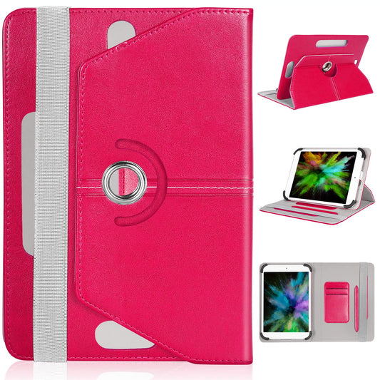 UrbanX 10.1 Inch Universal Tablet Case Protective Cover Folio for Prestigio MultiPad 10.1 Ultimate 360 Degree Rotatable Kickstand Multiple Viewing…