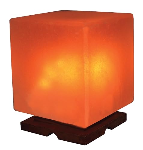 IndusClassic LG-07 Cube Shape Himalayan Crystal Salt Lamp