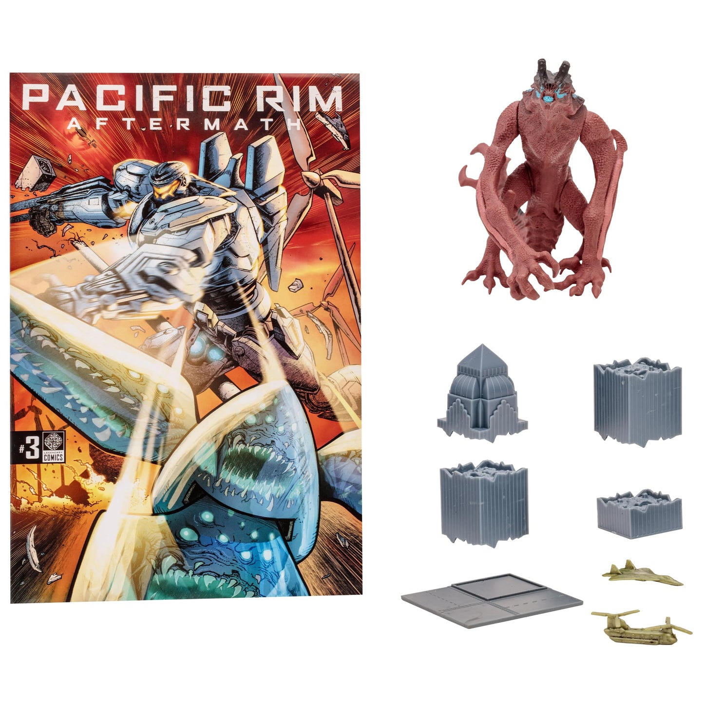 Pacific Rim McFarlane Toys Otachi (Kaiju) 4" Scale Figure Playset with Comic