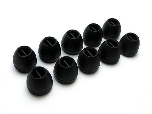 10pcs- (Sn-Sm) Replacement Set Earbuds Eartips Compatible with AKG by Harman: K324P, K321, K330, K340, K374, K375, K390, K391 NC in-Ear Earphones