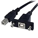 Startech 3 Ft Panel Mount USB Cable B to B - F/m
