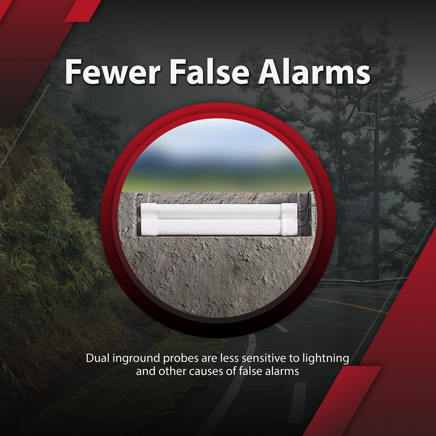 Dakota Alert Driveway Alarm System -DUAL-4000, Includes DCR-4000 Receiver & DAPT-4000 Transmitter, Detects Inbound & Outbound Traffic, Driveway Alarms