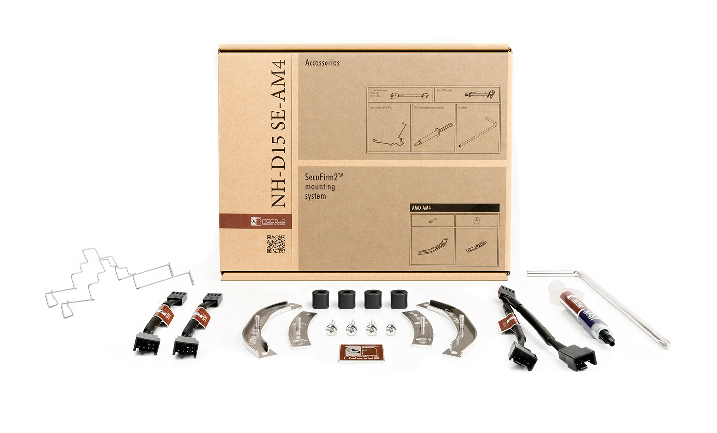 Noctua NH-D15 SE-AM4, Premium Dual-Tower CPU Cooler for AMD AM4 (Brown)