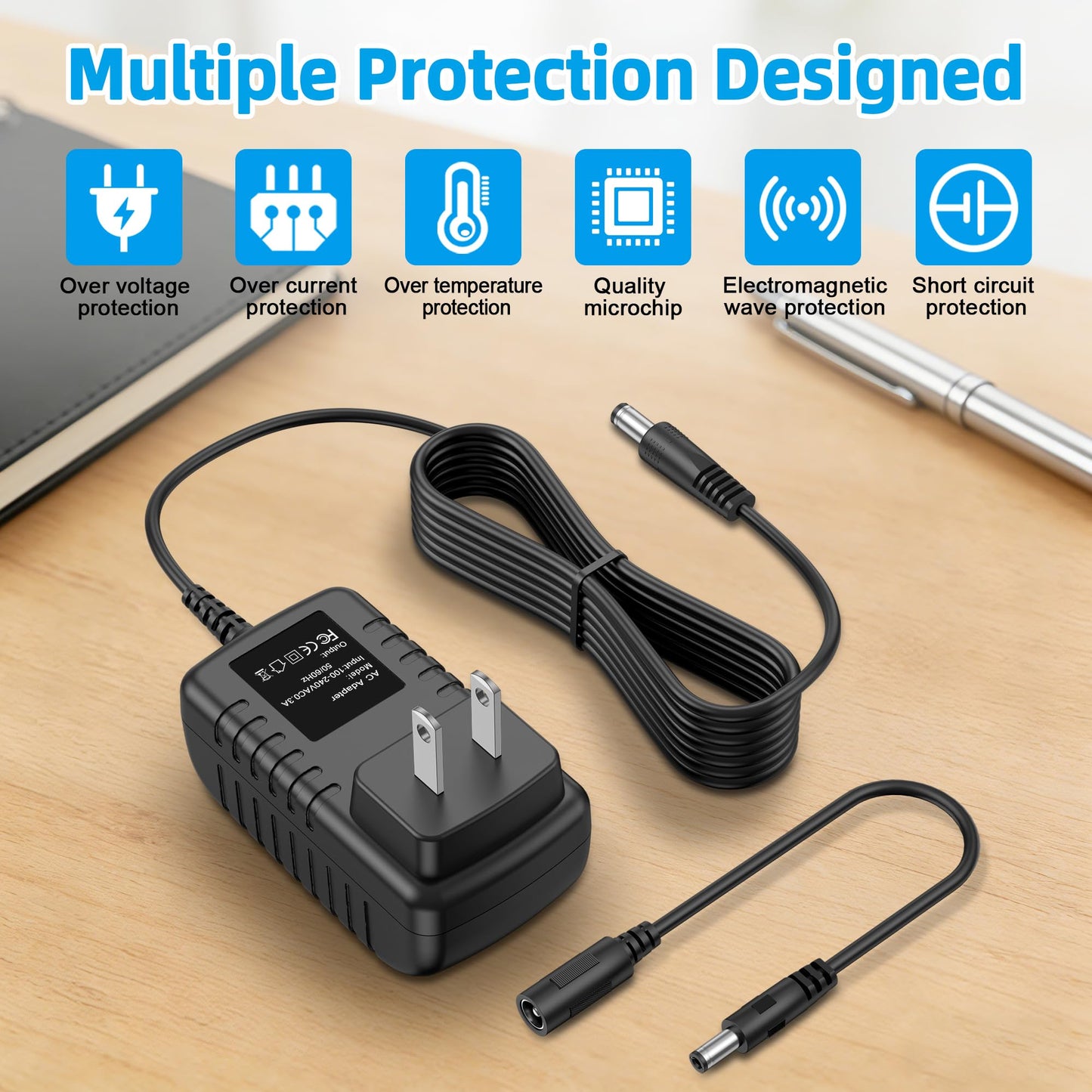 PKPOWER 21V AC DC Adapter for Shark 15.6V SV75_N Series SV75N SV75Z SV75SP SV75C SV7514 N14 Cordless Pet Perfect Hand Vacuum Vac Power Supply Cord…