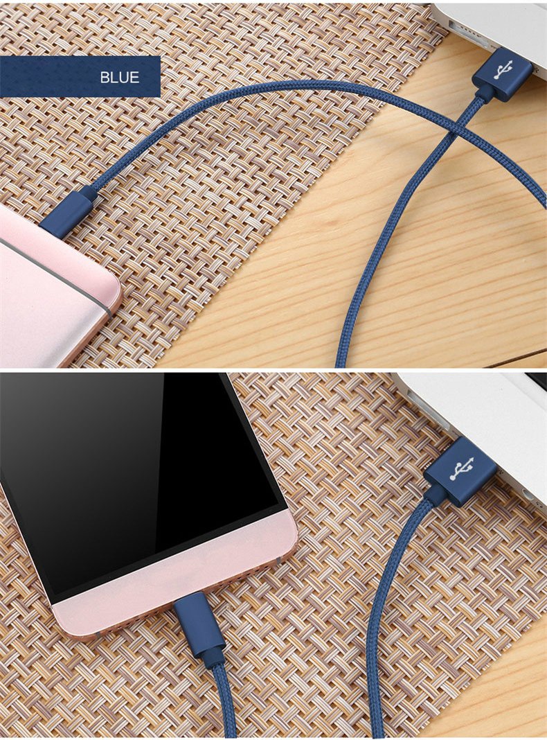 RoFI USB Type C Cable, [2Pack] 4FT USB C Cable Nylon Braided Fast Charging for Galaxy S10 S9 S8 Plus Note 9 8, Pixel, Moto Z, LG V30 V20 G5, Xperia