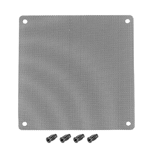 uxcell Cooling Fan Dustproof Screen for 140mm x 140mm Case Computer Pack of 3