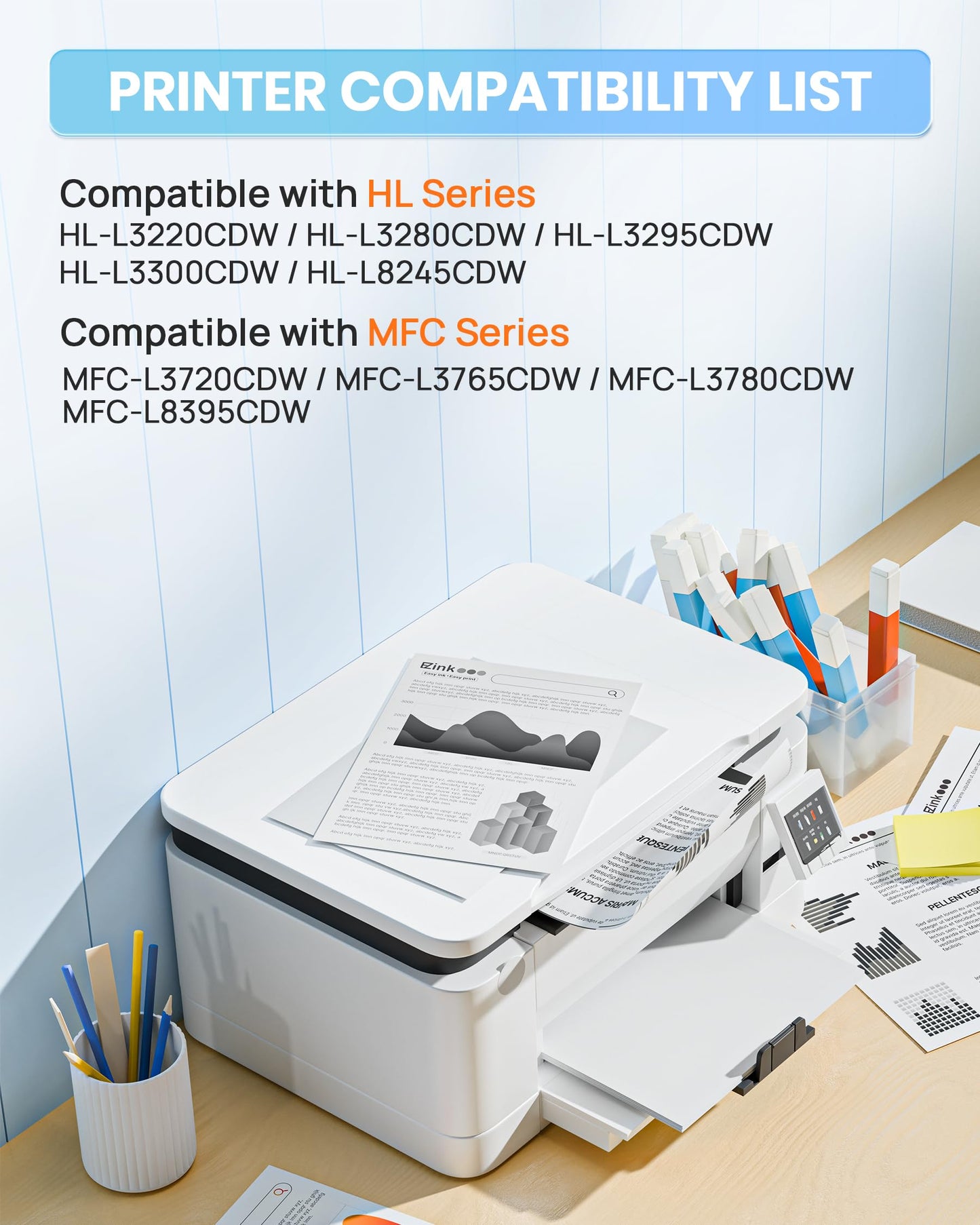 E-Z Ink Compatible Replacement for Brother TN229XL Toner Cartridges 1 Black