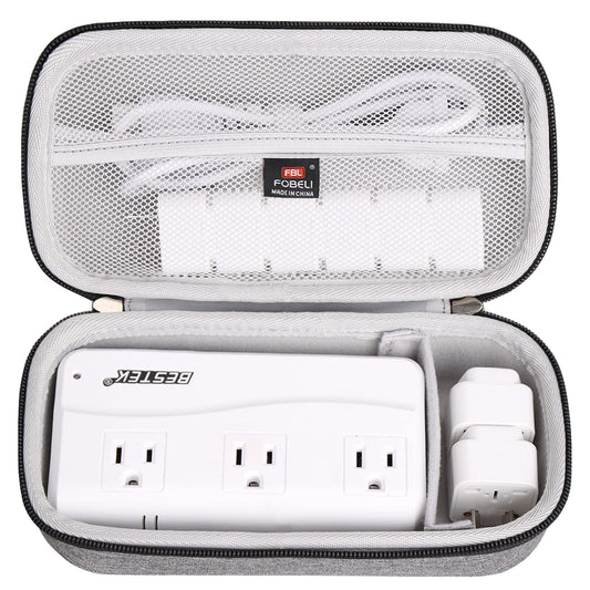 FBLFOBELI Hard Carrying Case for BESTEK/Ceptics 2000W Travel Universal Travel Adapter 220V to 110V Voltage Converter (New Version, Case Only)