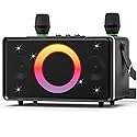 GFEEN Party Bluetooth Speaker: 100W Peak Loud! Deep Bass, 15H Playtime, Large Wireless Speakers, Powerful Sound, Light Show, Fast Charging
