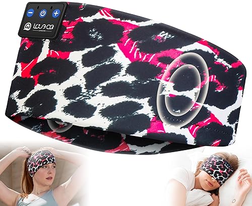 LOVE EYE Sleep Headphones Wireless Headband Headphones Bluetooth 5.4 for Side Sleeper Bluetooth Headband Earphones for Sports for tech Gadgets Gifts