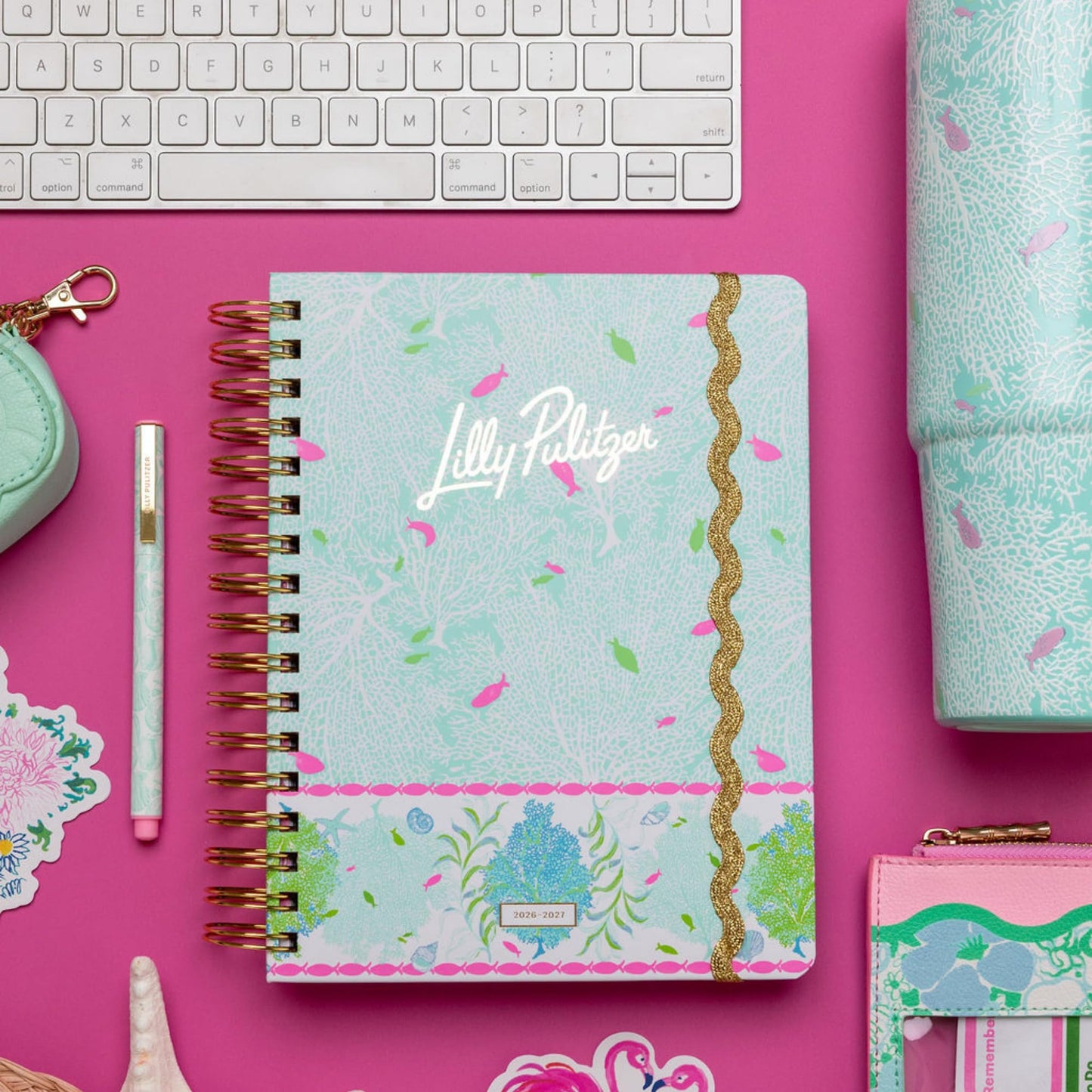 Lilly Pulitzer 17-Month Large 2026-2027 Planner, Fantastical for Home