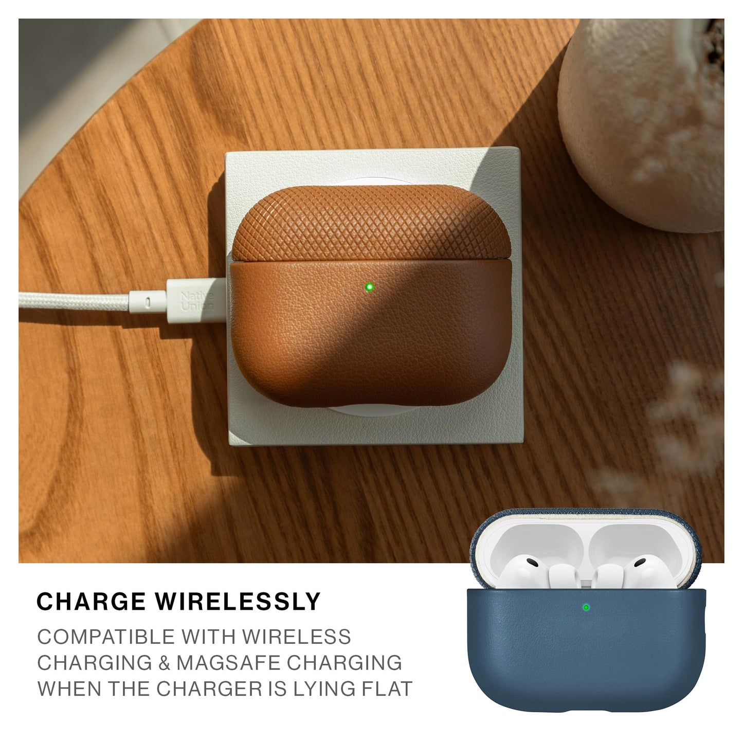 Native Union (Re) Classic Case for AirPods Pro 3 - Premium Resistant & Recycled Materials - Durable Protection - Supports Wireless Chargers