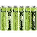 RocketBus 6-Pack BK-40AAABU Replacement 1.2V 400mAh Battery for Panasonic Cordless Phone System BK40AAABU