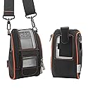 Soft Carrying Case for Zebra ZQ610 QLN220 ZR628 Mobile Thermal Printer - 2024 Upgrade Case Holster with Shoulder Strap and Belt Clip Compatible