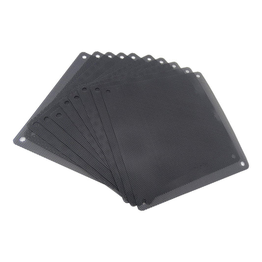 HFEIX 140MM Computer Fan Filter Pc Dust Filter Length 5.51x5.51 Inches (LXW) Black - 10 Pack(140x140)
