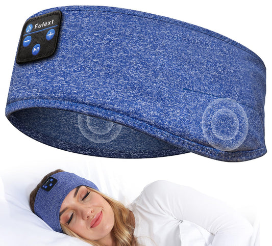 Fulext Sleep Headphones Bluetooth Headband,Sleeping Headphones Sports Headband, Long Time Play Sleeping Headsets with Built in Speakers Perfect…