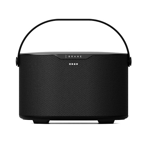 Brane Audio Brane X Smart Speaker, Portable Wireless Bluetooth Speaker, Internal RAD Subwoofer, 12 Hrs Playback, Waterproof IP57