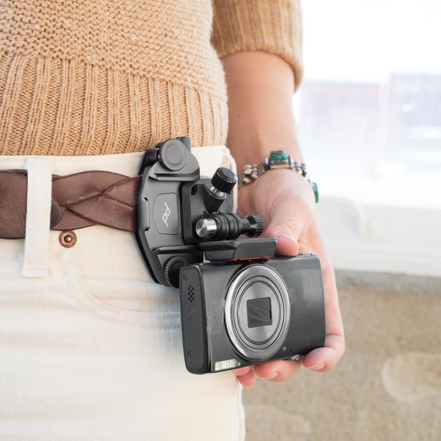 Peak Design POV Kit V2, Action Camera Mount, Low Profile and Quick Connecting, Mounts Action Cameras to Backpacks, Belts and Straps, Adjustable