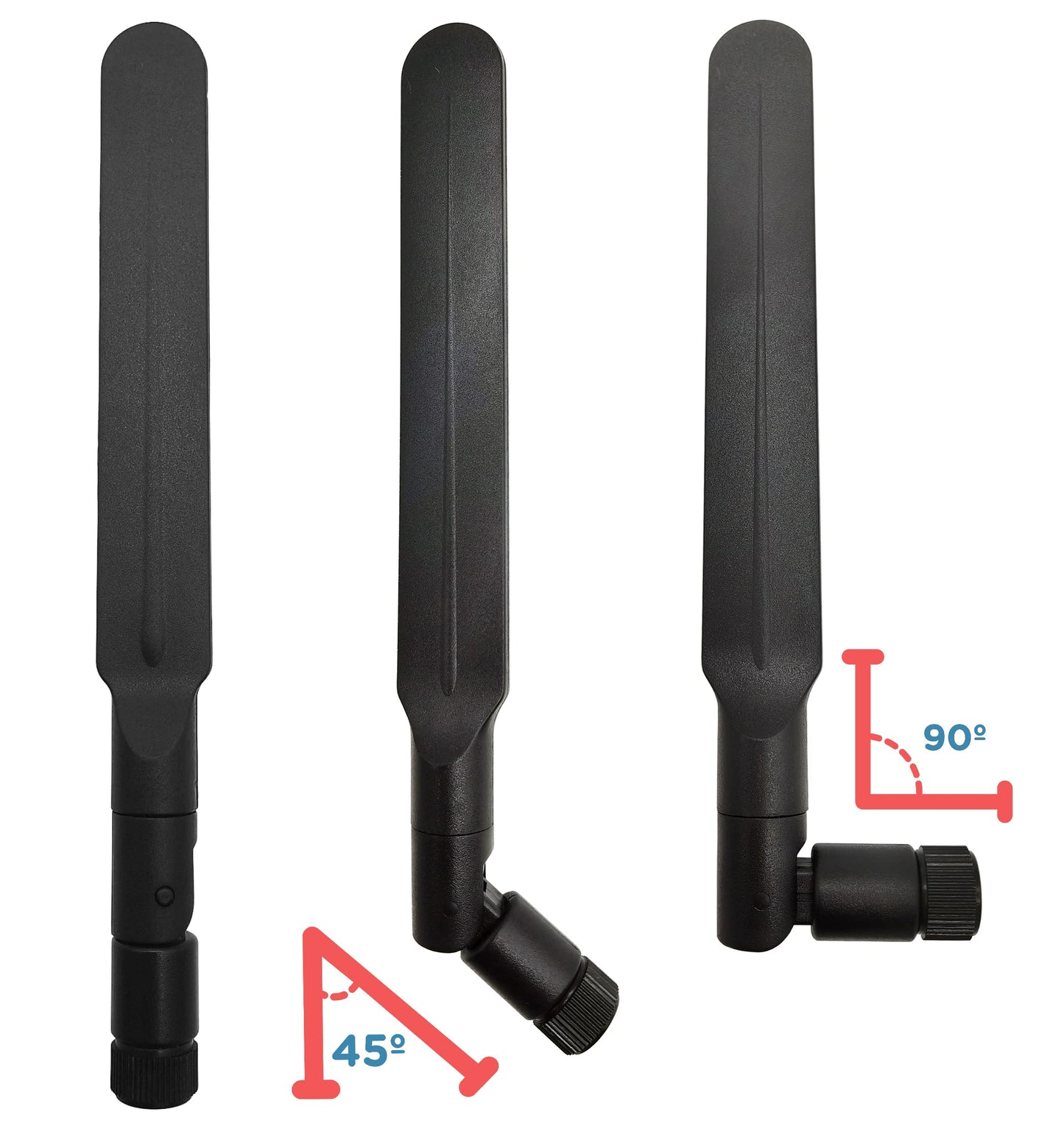 4G LTE Antenna SMA Male 9dbi 700-2700MHz 3G/4G/LTE Universal Wide Band Omni Directional Paddle Antennas for Router Mobile Hotspot Wireless Home Phone