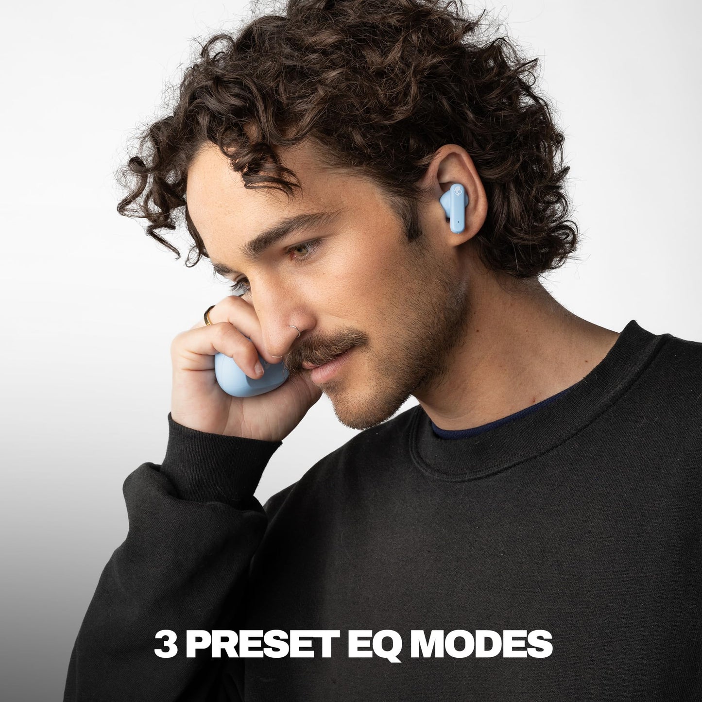 Skullcandy Smokin’ Buds Wireless Noise Isolating Earbuds - Preppy Blue